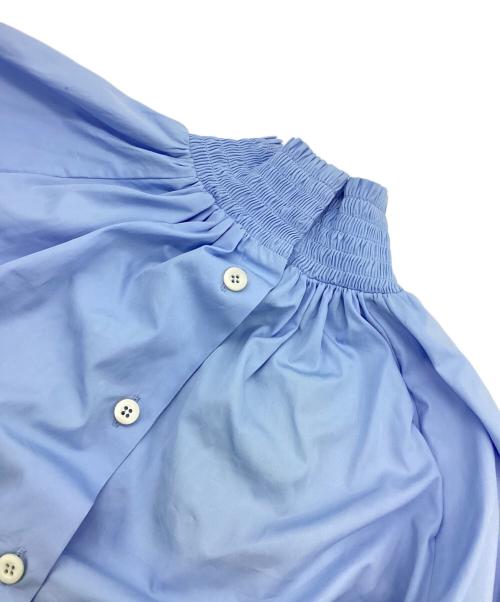 PRADA（プラダ）PRADA (プラダ) ハイネックシャツ　P987GR ブルー サイズ:40の古着・服飾アイテム