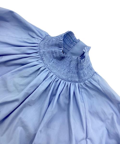 PRADA（プラダ）PRADA (プラダ) ハイネックシャツ　P987GR ブルー サイズ:40の古着・服飾アイテム