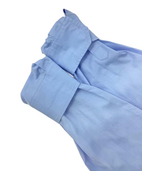 PRADA（プラダ）PRADA (プラダ) ハイネックシャツ　P987GR ブルー サイズ:40の古着・服飾アイテム