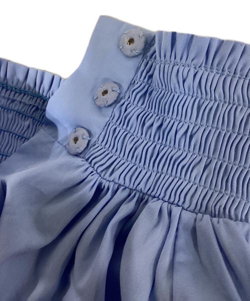 PRADA（プラダ）PRADA (プラダ) ハイネックシャツ　P987GR ブルー サイズ:40の古着・服飾アイテム