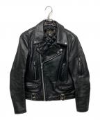 fast laneファスト レイン）の古着「ダブルライダースジャケット」｜ブラック