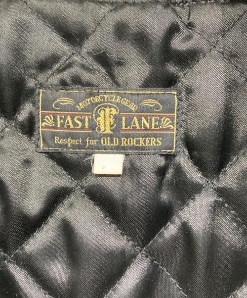 fast lane（ファスト レイン）fast lane (ファスト レイン) ダブルライダースジャケット ブラック サイズ:不明の古着・服飾アイテム