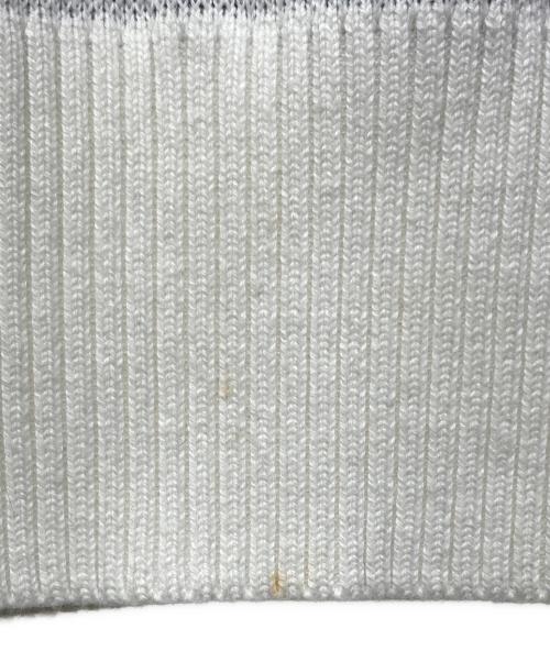 MEDICOM TOY LIFE ENTERTAINMENT（メディコムトイ・ライフエンターテイメント）MEDICOM TOY LIFE ENTERTAINMENT (メディコムトイ・ライフエンターテイメント) KNIT GANG COUNCIL (ニットガングカウンシル) デザインニット ホワイト×ブラック サイズ:Lの古着・服飾アイテム