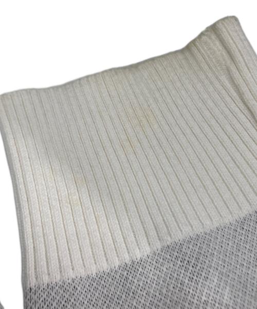 MEDICOM TOY LIFE ENTERTAINMENT（メディコムトイ・ライフエンターテイメント）MEDICOM TOY LIFE ENTERTAINMENT (メディコムトイ・ライフエンターテイメント) KNIT GANG COUNCIL (ニットガングカウンシル) デザインニット ホワイト×ブラック サイズ:Lの古着・服飾アイテム