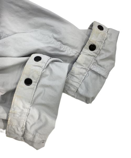 STONE ISLAND（ストーンアイランド）STONE ISLAND (ストーンアイランド) Supima Cotton Twill Stretch-TC Hooded Jacket ライトグレー サイズ:Lの古着・服飾アイテム