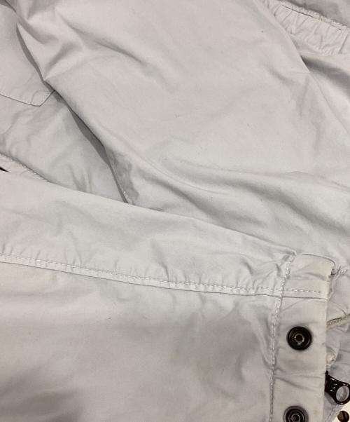 STONE ISLAND（ストーンアイランド）STONE ISLAND (ストーンアイランド) Supima Cotton Twill Stretch-TC Hooded Jacket ライトグレー サイズ:Lの古着・服飾アイテム
