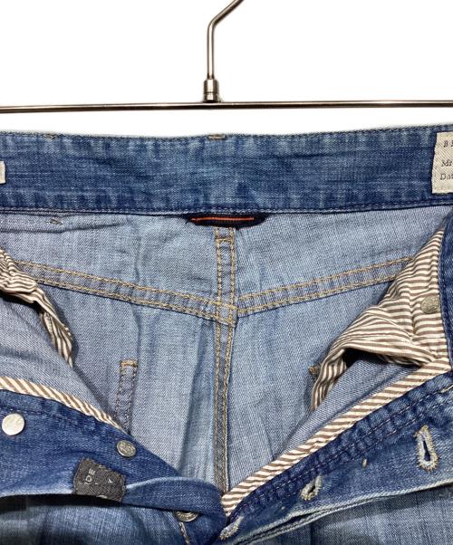 BRUNELLO CUCINELLI（ブルネロクチネリ）BRUNELLO CUCINELLI (ブルネロクチネリ) ダメージ加工デニムパンツ インディゴ サイズ:46の古着・服飾アイテム