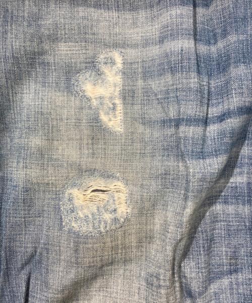 BRUNELLO CUCINELLI（ブルネロクチネリ）BRUNELLO CUCINELLI (ブルネロクチネリ) ダメージ加工デニムパンツ インディゴ サイズ:46の古着・服飾アイテム