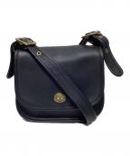 COACHコーチ）の古着「ターンロックショルダーバッグ　9965」｜ブラック