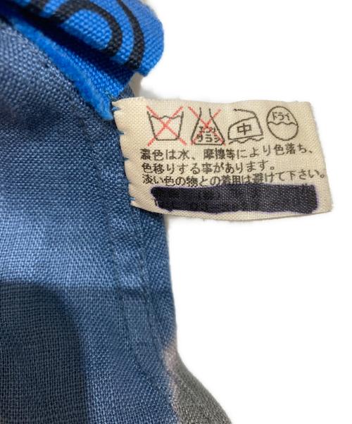 JURGEN LEHL（ヨーガンレール）JURGEN LEHL (ヨーガンレール) タイダイ染めリネンワンピース グレー×ブルー サイズ:Mの古着・服飾アイテム