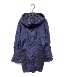 tricot COMME des GARCONS（トリココムデギャルソン）の古着「ナイロンフーデッドコート」｜ネイビー