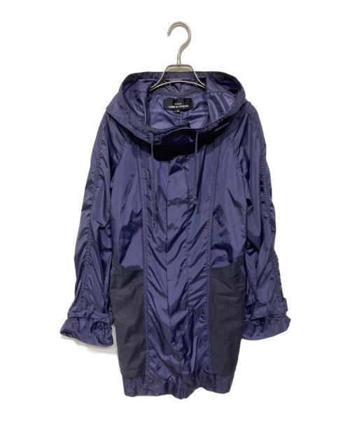 tricot COMME des GARCONS（トリココムデギャルソン）tricot COMME des GARCONS (トリココムデギャルソン) ナイロンフーデッドコート ネイビー サイズ:Sの古着・服飾アイテム
