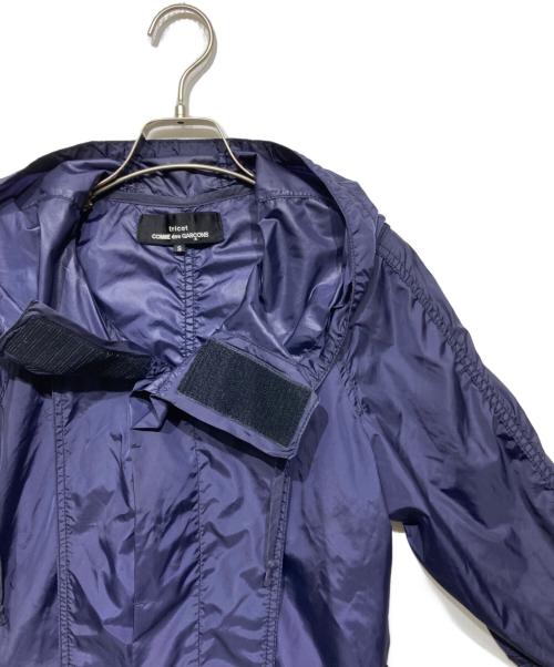 tricot COMME des GARCONS（トリココムデギャルソン）tricot COMME des GARCONS (トリココムデギャルソン) ナイロンフーデッドコート ネイビー サイズ:Sの古着・服飾アイテム