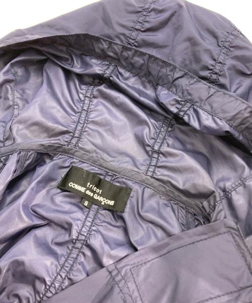 tricot COMME des GARCONS（トリココムデギャルソン）tricot COMME des GARCONS (トリココムデギャルソン) ナイロンフーデッドコート ネイビー サイズ:Sの古着・服飾アイテム