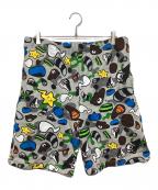 BABY MiLO×KAWSベビーマイロ×カウズ）の古着「Animal Kingdom スウェットハーフパンツ」｜グレー