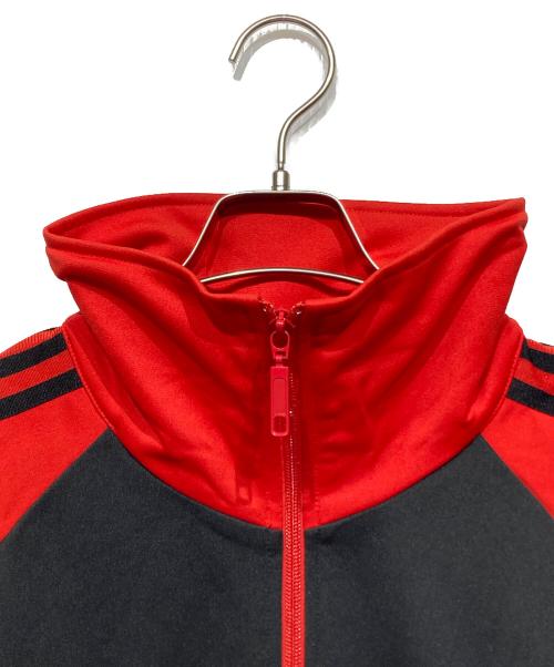 adidas（アディダス）adidas (アディダス) TRIMM DICH TOPトラックジャケット/ラグランジャケット レッドの古着・服飾アイテム