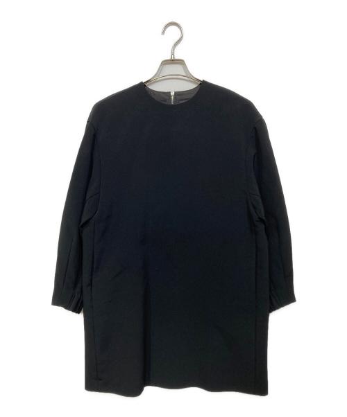 DOMELLE（ドメル）DOMELLE (ドメル) ボリュームスリーブの辛口ミニドレス ブラック サイズ:1の古着・服飾アイテム