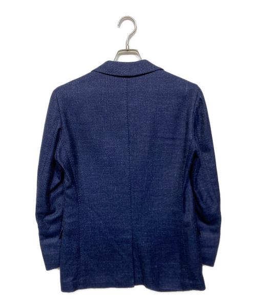 TOMORROW LAND PILGRIM（トゥモローランド ピルグリム）TOMORROW LAND PILGRIM (トゥモローランド ピルグリム) ウールシルクリネンテーラードジャケット ネイビー サイズ:44の古着・服飾アイテム