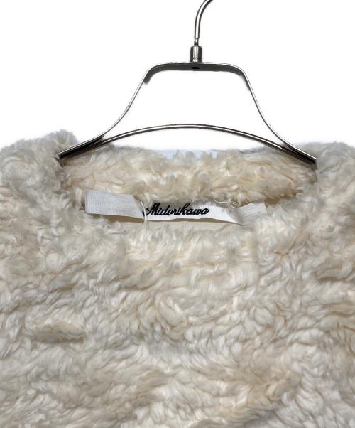 Midorikawa（ミドリカワ）Midorikawa (ミドリカワ) オーガニックコットン パイルプルオーバージャケット アイボリー サイズ:Freeの古着・服飾アイテム