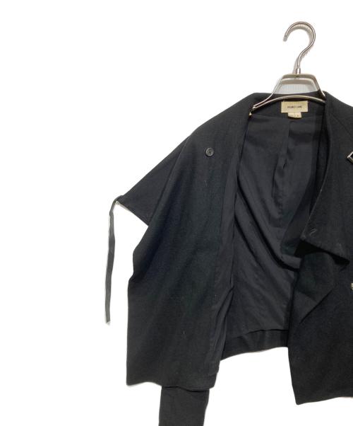 HELMUT LANG（ヘルムートラング）HELMUT LANG (ヘルムートラング) ベルトデザイン変形ジャケット ブラック サイズ:Sの古着・服飾アイテム