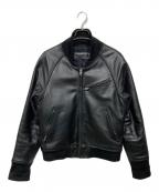 Liugoo Leathersリューグーレザーズ）の古着「レザージャケット」｜ブラック