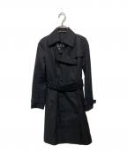 BURBERRY BLUE LABELバーバリー ブルー レーベル）の古着「ライナー付トレンチコート」｜ブラック