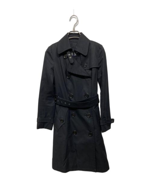 BURBERRY BLUE LABEL（バーバリー ブルー レーベル）BURBERRY BLUE LABEL (バーバリー ブルー レーベル) ライナー付トレンチコート ブラック サイズ:Mの古着・服飾アイテム