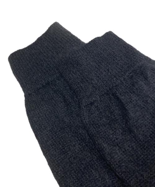 Yonetomi（ヨネトミ）Yonetomi (ヨネトミ) SHAGGY MOHAIR CARDIGAN（シャギー モヘア カーディガン） ブラック サイズ:4の古着・服飾アイテム