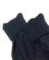 中古・古着 Yonetomi (ヨネトミ) SHAGGY MOHAIR CARDIGAN（シャギー モヘア カーディガン） ブラック サイズ:4：12000円