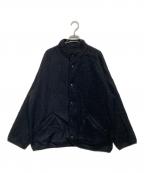 ARPENTEURアルペントール）の古着「Wool Mohair Stand Coller Jacket（ウール モヘア スタンド カラー ジャケット）」｜ブラック