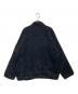 ARPENTEUR (アルペントール) Wool Mohair Stand Coller Jacket（ウール モヘア スタンド カラー ジャケット） ブラック サイズ:Ⅼ　：18000円