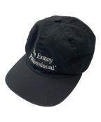 The Ennoy Professionalザ エンノイ プロフェッショナル）の古着「刺繍パネルキャップ」｜ブラック