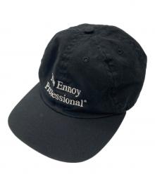 The Ennoy Professional（ザ エンノイ プロフェッショナル）の古着「刺繍パネルキャップ」｜ブラック