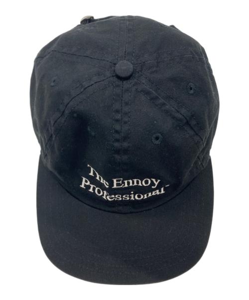 The Ennoy Professional（ザ エンノイ プロフェッショナル）The Ennoy Professional (ザ エンノイ プロフェッショナル) 刺繍パネルキャップ ブラックの古着・服飾アイテム