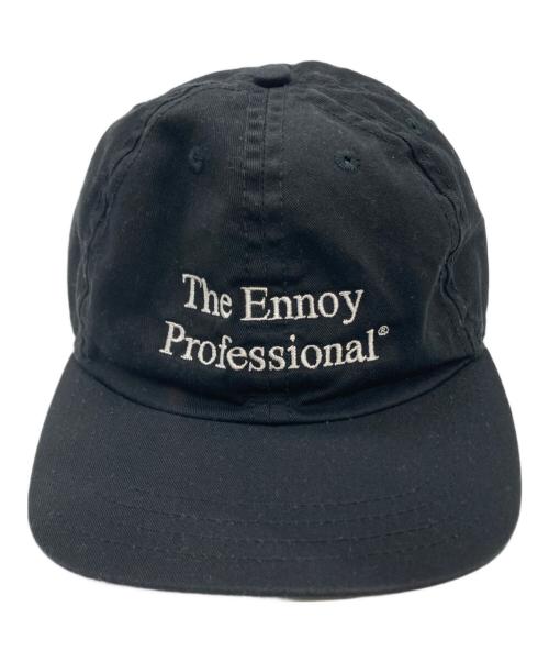 The Ennoy Professional（ザ エンノイ プロフェッショナル）The Ennoy Professional (ザ エンノイ プロフェッショナル) 刺繍パネルキャップ ブラックの古着・服飾アイテム