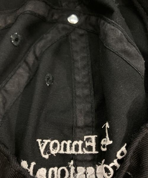 The Ennoy Professional（ザ エンノイ プロフェッショナル）The Ennoy Professional (ザ エンノイ プロフェッショナル) 刺繍パネルキャップ ブラックの古着・服飾アイテム