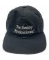The Ennoy Professional (ザ エンノイ プロフェッショナル) 刺繍パネルキャップ ブラック：10000円