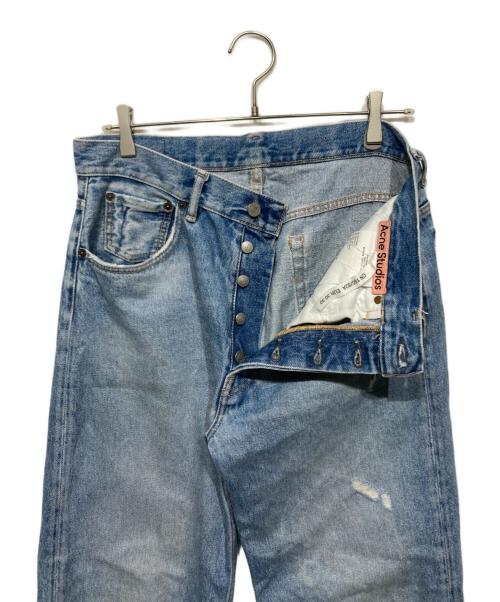 Acne studios（アクネ ストゥディオズ）Acne studios (アクネ ストゥディオズ) ストレートレッグ ルーズフィット ジーンズ　B00325- インディゴ サイズ:30の古着・服飾アイテム