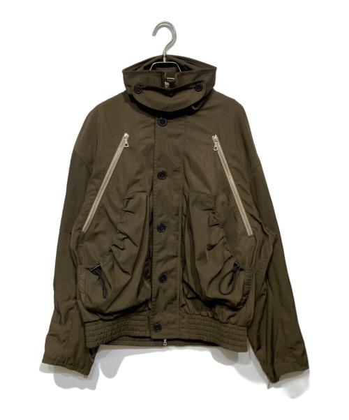 DRIES VAN NOTEN（ドリスヴァンノッテン）DRIES VAN NOTEN (ドリスヴァンノッテン) 24SS VANBORN BOMBER JACKET ブラウン サイズ:Ｍの古着・服飾アイテム