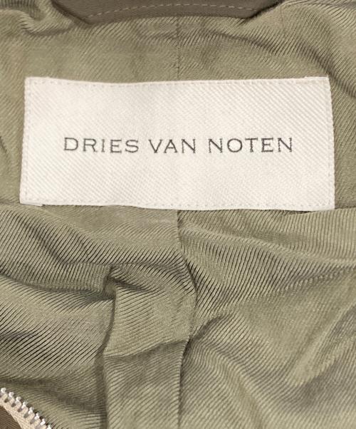 DRIES VAN NOTEN（ドリスヴァンノッテン）DRIES VAN NOTEN (ドリスヴァンノッテン) 24SS VANBORN BOMBER JACKET ブラウン サイズ:Ｍの古着・服飾アイテム