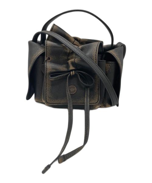 Acne studios（アクネ ストゥディオズ）Acne studios (アクネ ストゥディオズ) Multipocket Mini bag（マルチポケットミニバッグ） ダークブラウンの古着・服飾アイテム