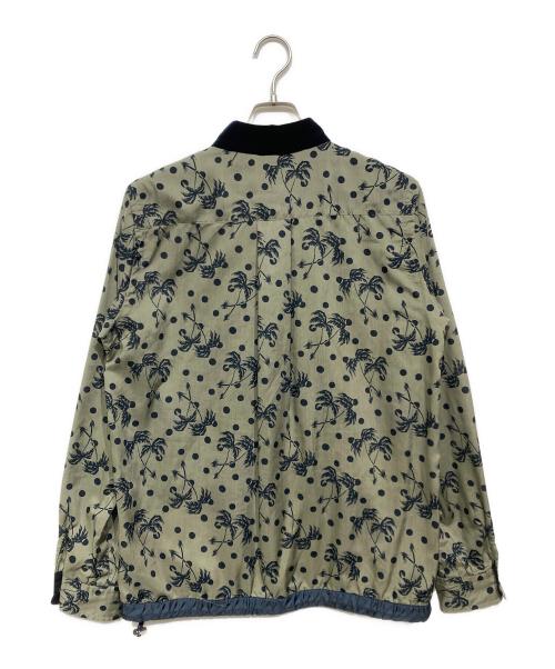Sun Surf（サンサーフ）Sun Surf (サンサーフ) sacai (サカイ) ドットシャツ グレー×ブラック サイズ:2の古着・服飾アイテム