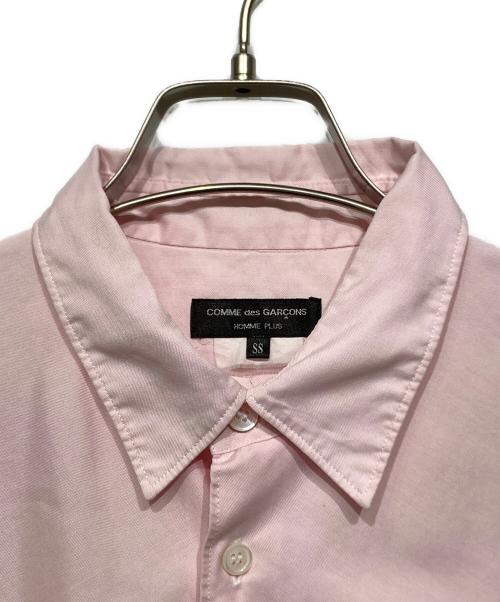 COMME des GARCONS HOMME PLUS（コムデギャルソンオムプリュス）COMME des GARCONS HOMME PLUS (コムデギャルソンオムプリュス) デザインシャツ ピンク サイズ:S Sの古着・服飾アイテム