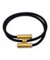 HERMES（エルメス）の古着「Tournis  トゥルニ レザーブレスレット」｜ブラック