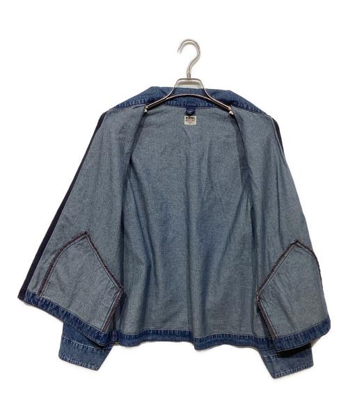 BARNS OUTFITTERS（バーンズアウトフィッターズ）BARNS OUTFITTERS (バーンズアウトフィッターズ) big mac (ビッグマック) Denim Work Jacket BR-26164/デニムワークジャケット インディゴ サイズ:Lの古着・服飾アイテム