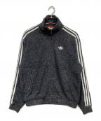 adidasアディダス）の古着「ブークレ ファイヤーバード トラックトップ」｜グレー