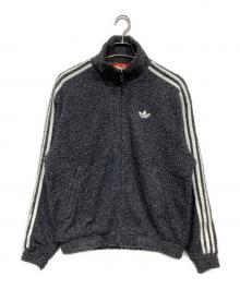 adidas（アディダス）の古着「ブークレ ファイヤーバード トラックトップ」｜グレー