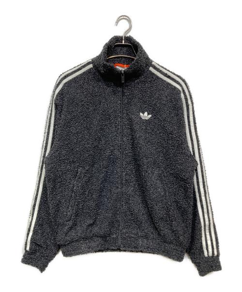 adidas（アディダス）adidas (アディダス) ブークレ ファイヤーバード トラックトップ グレー サイズ:L 未使用品の古着・服飾アイテム