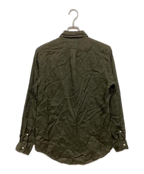 POLO RALPH LAUREN（ポロ・ラルフローレン）POLO RALPH LAUREN (ポロ・ラルフローレン) リネンシャツ オリーブ サイズ:Sの古着・服飾アイテム