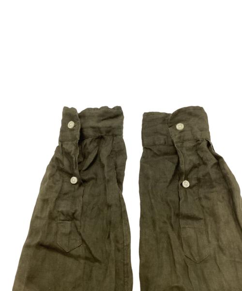 POLO RALPH LAUREN（ポロ・ラルフローレン）POLO RALPH LAUREN (ポロ・ラルフローレン) リネンシャツ オリーブ サイズ:Sの古着・服飾アイテム